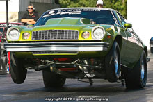 Mike Romeo Wheelies High Losing With His Camaro Sponsored By theteamanmovie.com